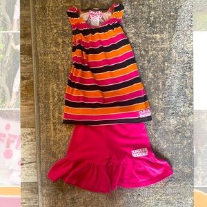 Ruffle Girl Set 4T